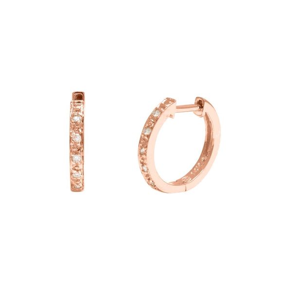 Diamond Earrings (Rg/Single Cut)